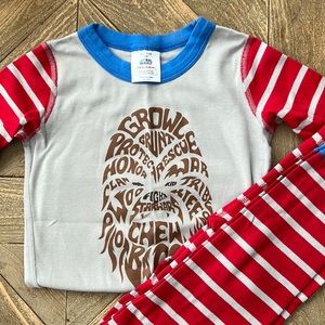 Hanna Anderson Star Wars short sleeve with pants pj set. Excellent condition!